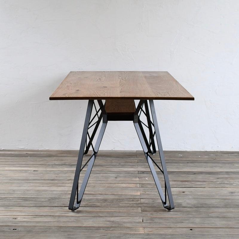 トラスレッグ テーブル W1500 〜 W2100 無垢材 アイアン サイズオーダー カフェ インテリア アイアン脚 ダイニングテーブル テーブル 店舗 什器 食卓 4人掛け |  | 01