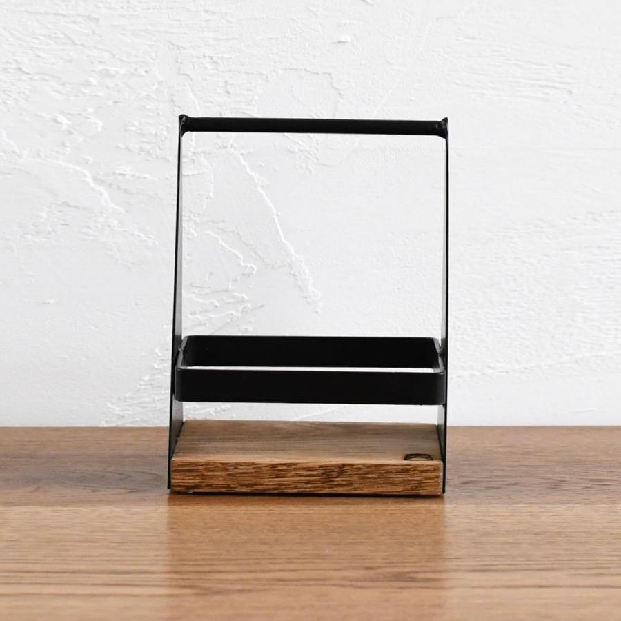 スパイスホルダー ショート / SULK スパイスラック 調味料ラック 調味料収納 調味料入れ 卓上トレー おしゃれ キッチン収納 持ち運び アイアン 鉄 木製 日本製 |  | 01