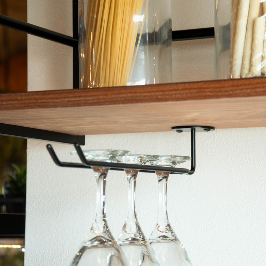 ワイングラス ハンガー | SULK サイズオーダー可 グラスホルダー ラック 吊り下げ キッチン雑貨 収納 インテリア おしゃれ DIY アイアン 鉄 日本製 送料無料 |  | 04