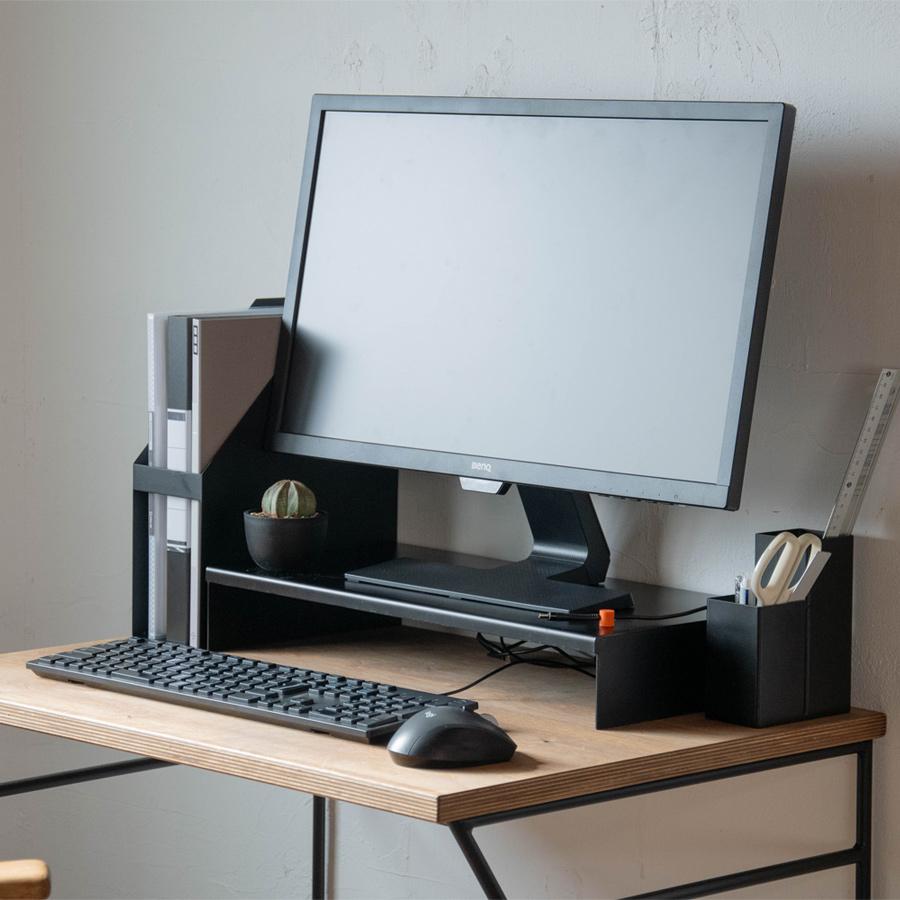 モニターベース | SULK モニター台 ディスプレイ台 机上台 パソコンラック デスクラック 収納 卓上 PC インテリア おしゃれ シンプル アイアン 日本製 送料無料 |  | 14