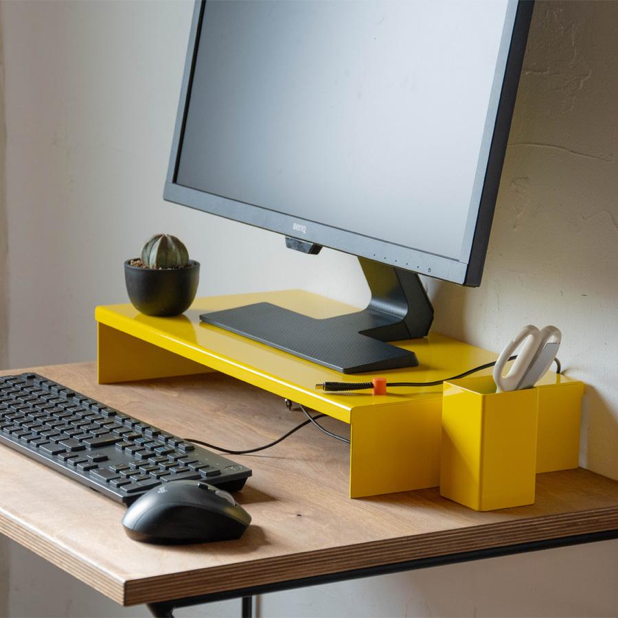 モニターベース | SULK モニター台 ディスプレイ台 机上台 パソコンラック デスクラック 収納 卓上 PC インテリア おしゃれ シンプル アイアン 日本製 送料無料 |  | 15