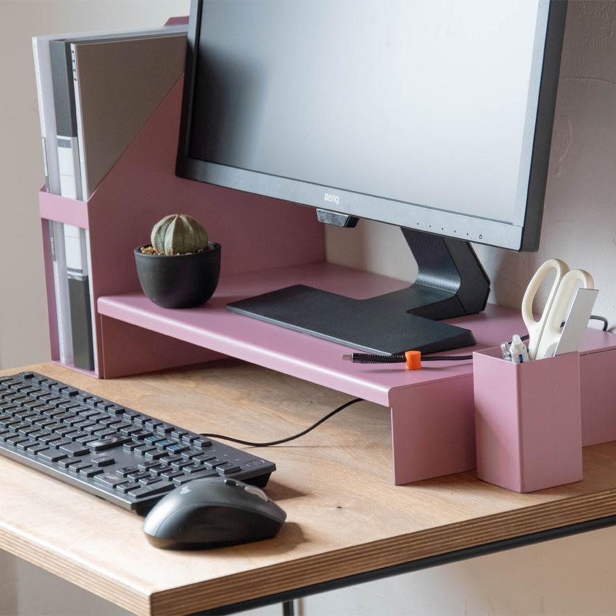 モニターベース | SULK モニター台 ディスプレイ台 机上台 パソコンラック デスクラック 収納 卓上 PC インテリア おしゃれ シンプル アイアン 日本製 送料無料 |  | 16