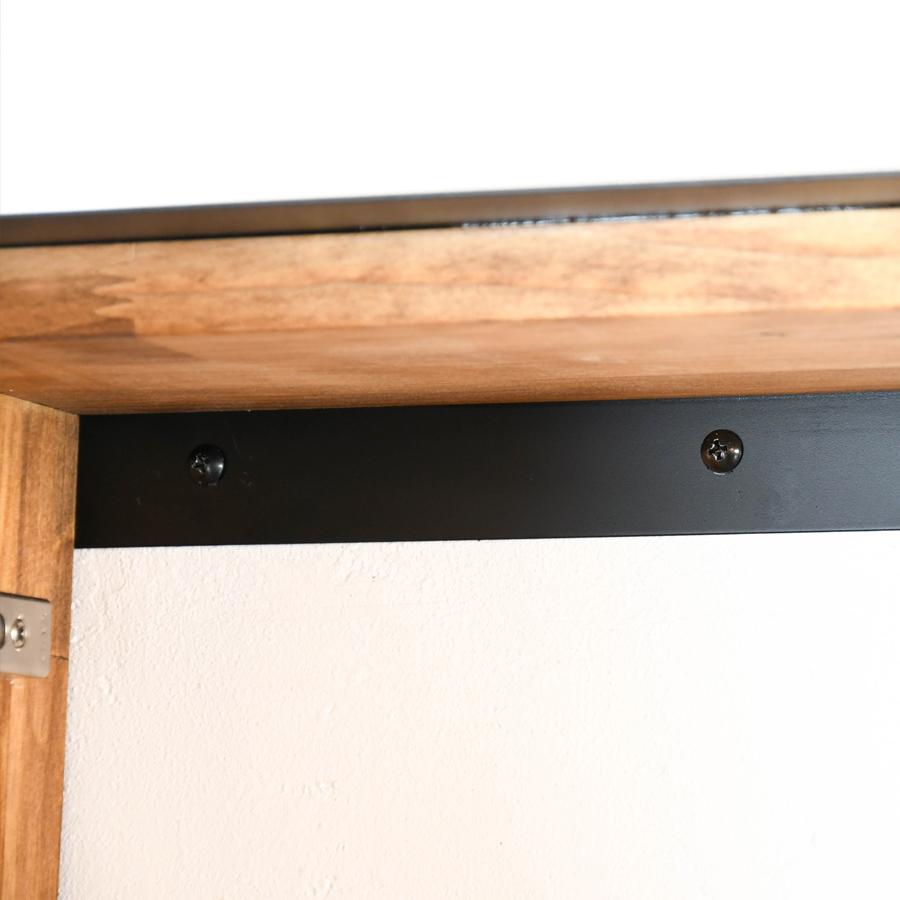 アイアンカバードボックスミラー サイズオーダー 可 鏡 トイレ収納 収納付き 洗面所 玄関手洗い 店舗什器 洗面収納棚 ミラーキャビネット 洗面鏡 ミラーボックス |  | 10