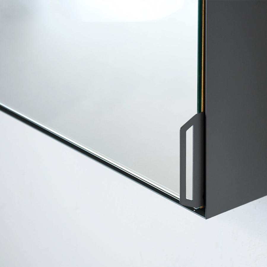 アイアンカバードボックスミラー サイズオーダー 可 鏡 トイレ収納 収納付き 洗面所 玄関手洗い 店舗什器 洗面収納棚 ミラーキャビネット 洗面鏡 ミラーボックス |  | 07