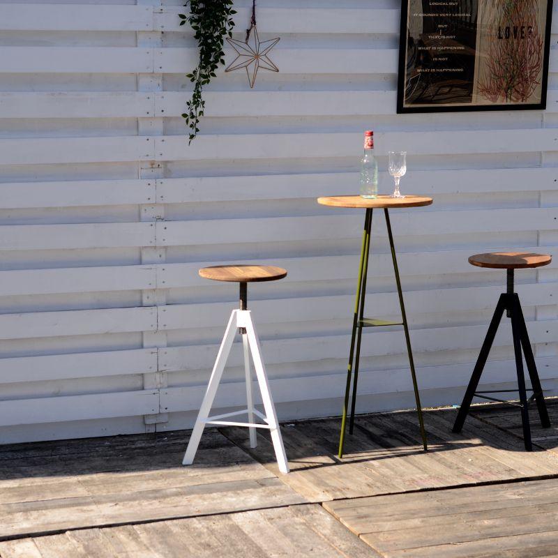 カウンターテーブル・ハイテーブル SULK Tripod table - Pine woodtop H970 SULK Tripod table - Pine woodtop H970