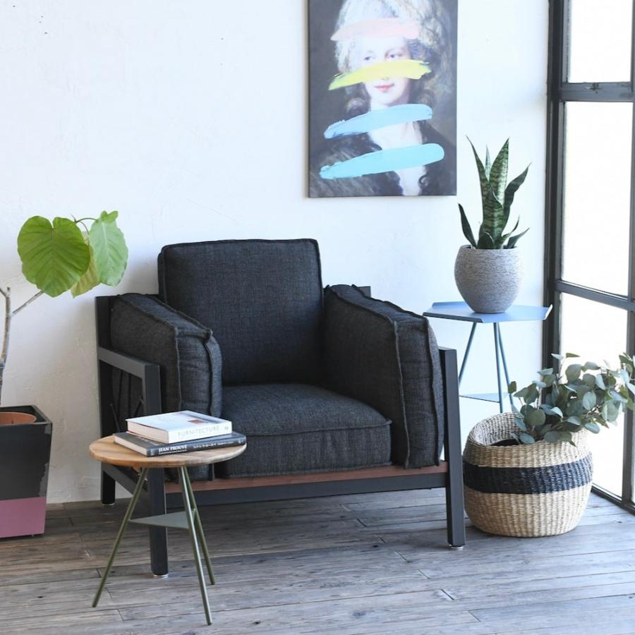 SULKソファー スパイダーウェブ1 【ファブリック1シーター】インテリア オフィス 店舗 新生活 男前インテリア ソファ 模様替 アイアンフレーム 日本製 送料無料 |  | 04