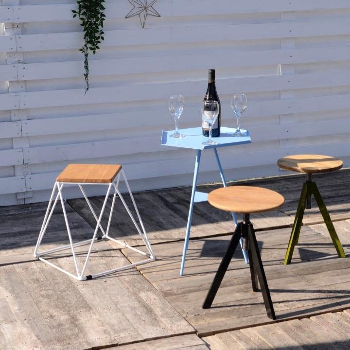 トライポッドテーブル スチールトップ ミドル Middle サイズオーダー可 インテリア ミニテーブル 飾り台 店舗什器 テーブル 新生活 模様替え ナイトテーブル |  | 04