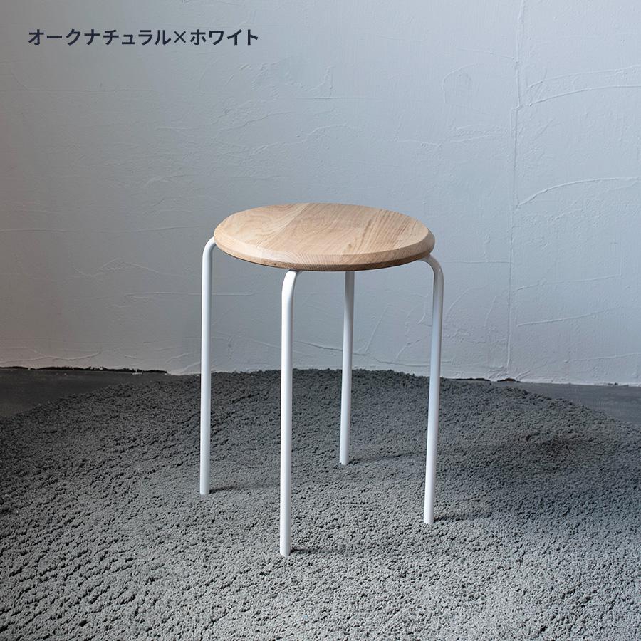 ラウンド スツール | SULK サイズオーダー 北欧 丸椅子 スタッキング モダン アイアン スツール チェア いす イス 椅子 腰掛け 飾り台 店舗 日本製 送料無料 |  | 05