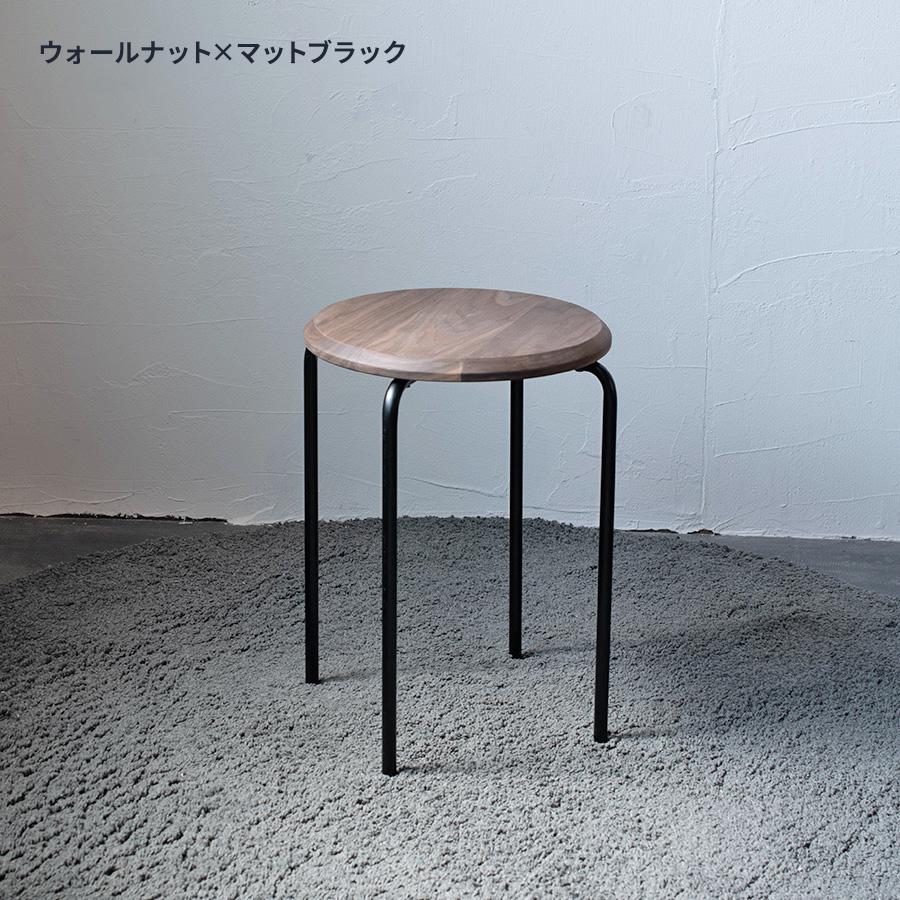 ラウンド スツール | SULK サイズオーダー 北欧 丸椅子 スタッキング モダン アイアン スツール チェア いす イス 椅子 腰掛け 飾り台 店舗 日本製 送料無料 |  | 07