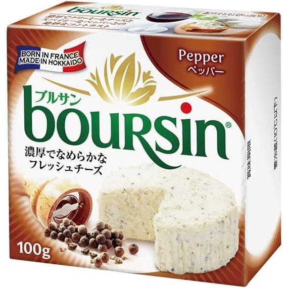 【チーズ】冷蔵　ブルサン ペッパー 100g (00400402)　 | 