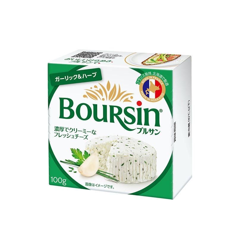【チーズ】ブルサン ガーリックアンドハーブ 80g (00400405) | 