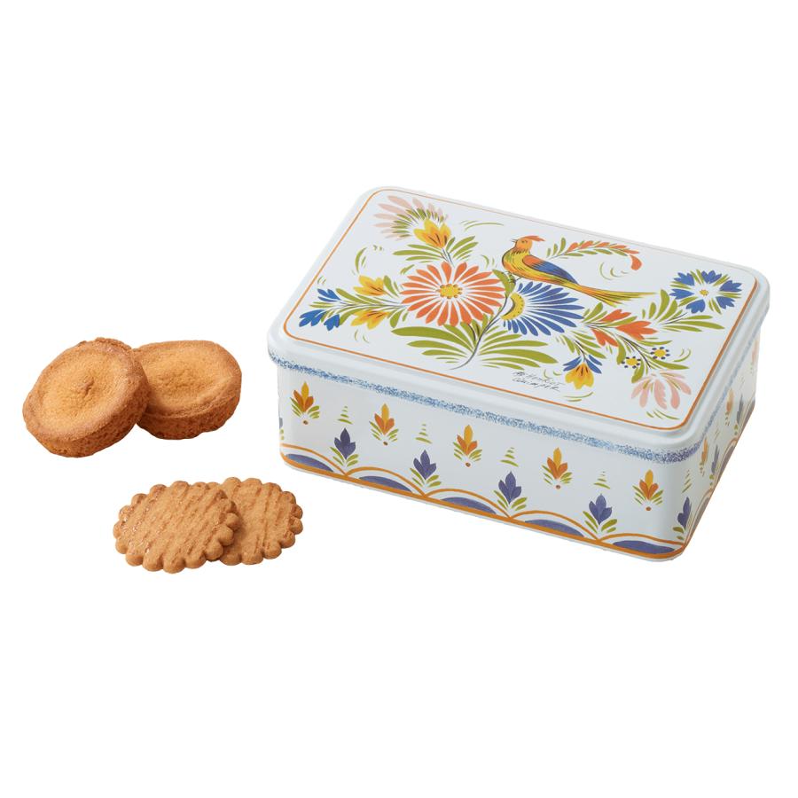 【ブルターニュ産】La Pointe du Raz フルール・ド・カンペール缶 キャラメルビスケット＆プレーンバタービスケット(BR57584803) |  | 01