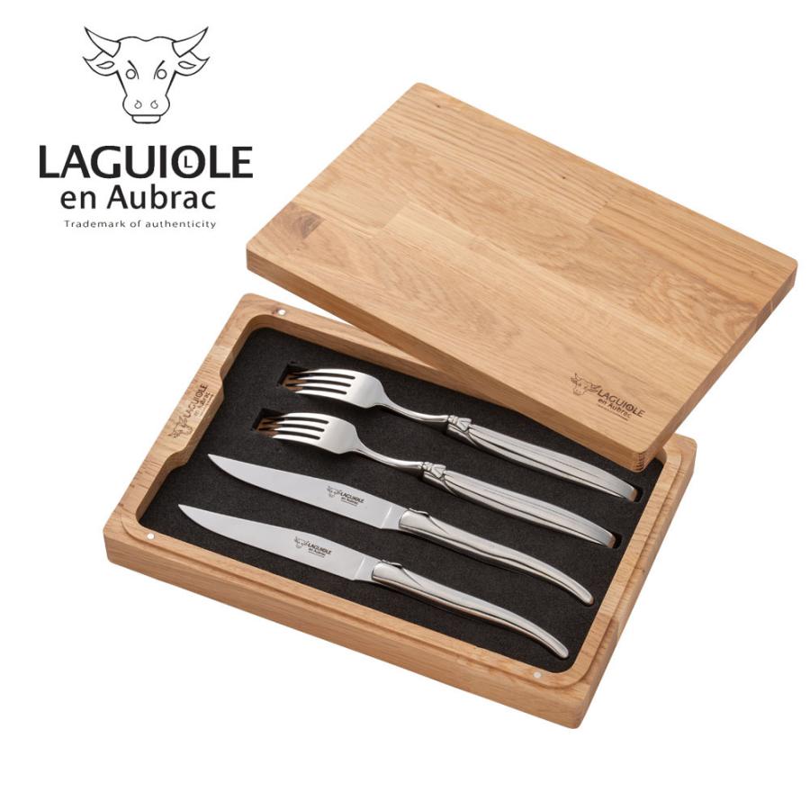 【ラギオール】アンオブラック・ステンレス・ナイフ＆フォークペア（G05162） | 