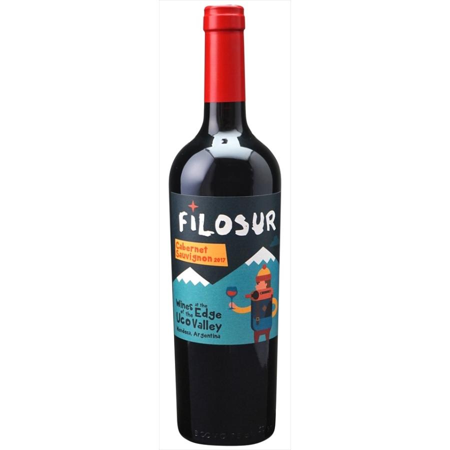 【アルゼンチン・メンドーサ】2017 Filosur Cabernet Sauvignon 6本特価 (IA133-6)★送料￥1,100-申し受けます