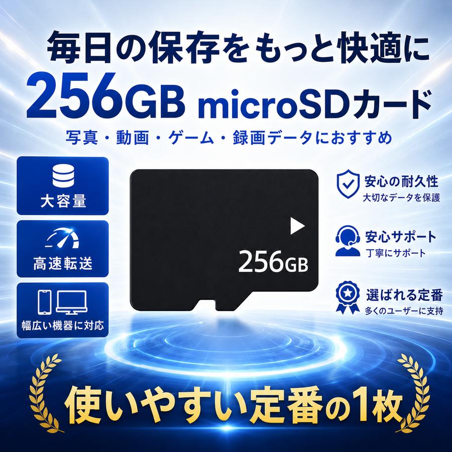 マイクロSDカード 256GB SDカード micro ニンテンドー スイッチ ドラレコ ドローン Nintendo Switch メモリー SDXC UHS-I U3 Class10 日本製 4K |  | 07