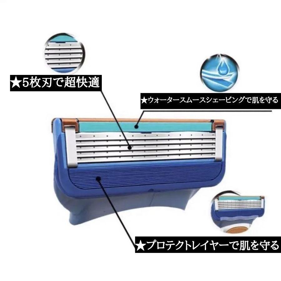 ジレット替刃 ジレット フュージョン 替刃 替え刃 男性 メンズ 互換性 電動 パワー 5枚刃 プログライド プロシールド 髭剃り gillette シェーバー カミソリ 40個｜sum41｜23