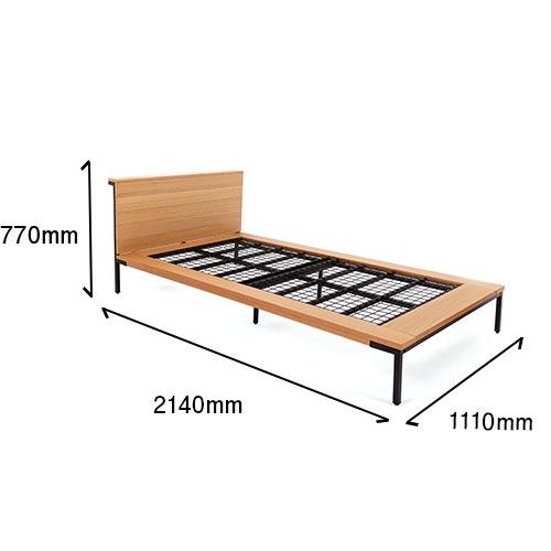 シングルベッド フレーム ベッドヘッド付き ベッド 天然木オーク材使用 北欧 西海岸 マットレス無し 送料無料 関東一部地域限定販売 配送注意 Mr 1 Asu 住まコレヤフー店 通販 Yahoo ショッピング