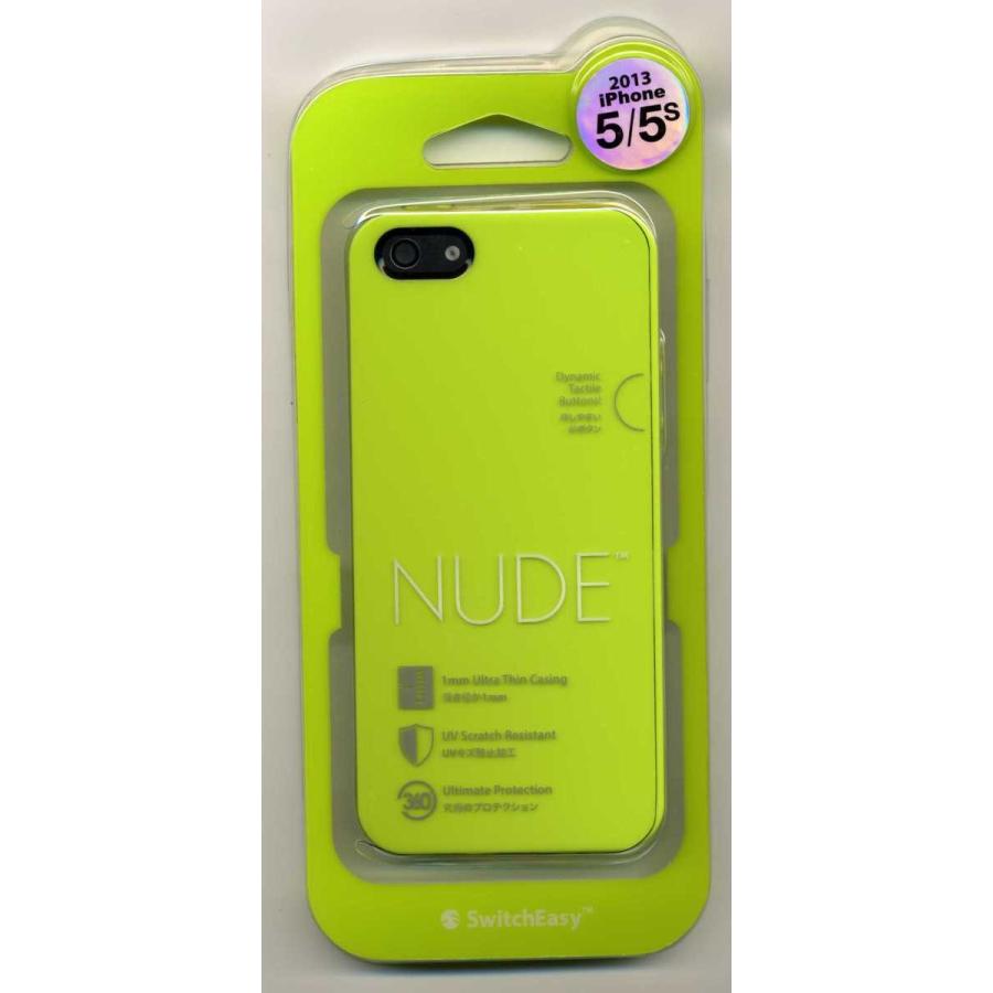 スマホケース カバー iPhoneSE(第一世代) 5 5s SwitchEasy グリーン 緑  ハードケース SwitchEasy NUDE Lime SW-NUI5-L｜sumacen｜02