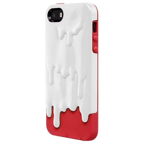 スマホケース カバー iPhoneSE(第一世代) 5 5s SwitchEasy クリスマス カラー ホワイト 白 レッド 赤 保護フィルムMelt Christmas Edition |  | 01