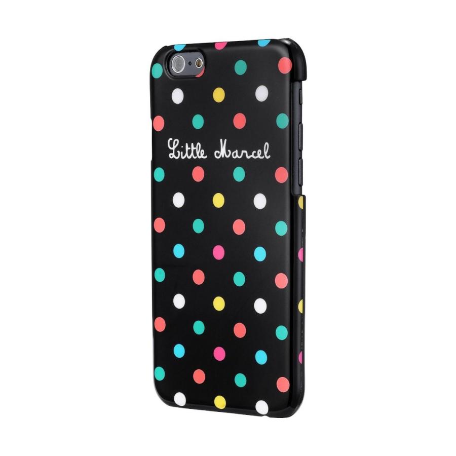 スマホケース カバー iPhone6 6s iChic Gear Little Marcel ブラック 黒 ジャケット 水玉 Glam Dots Multi LMIP6013 | 