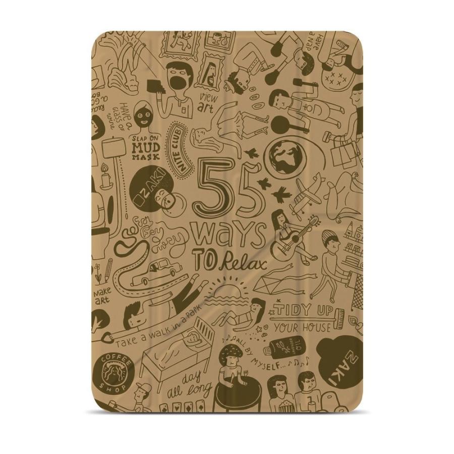 タブレットケース カバー iPad Air （第1世代）OZAKI カーキ 茶 OZAKI iPad Air用ケース O!coat Slim-Y Relax for iPad Air Khaki カーキ OC113KH | 