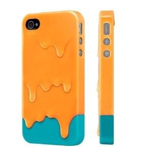 スマホケース カバー iPhone4 4s SwitchEasy イエロー 黄色 ポリカーボネート フェルト UVグロスコーティング 保護フィルム イヤホンジャックプロテクター 等 | SwitchEasy | 01