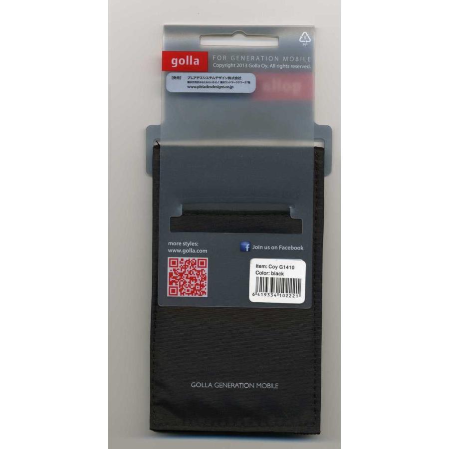 スマホケース カバー iPhone galaxy その他 スマホ golla ブラック 黒 スリーブ ゴッラ COY ブラック G1410 |  | 02