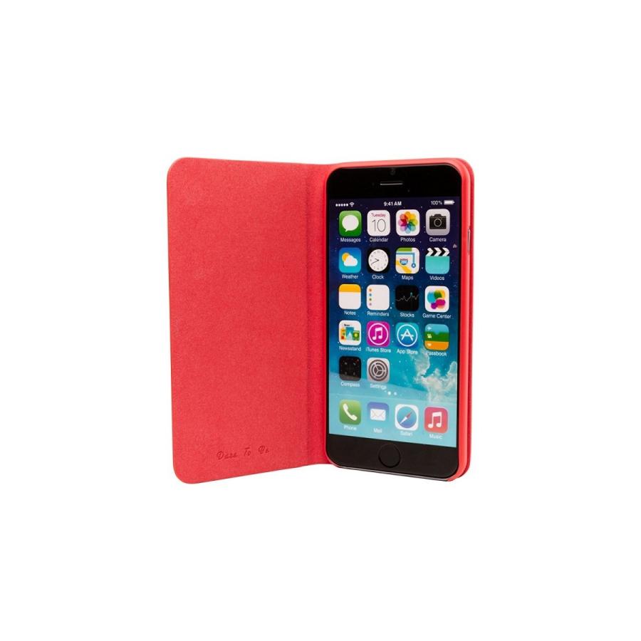 スマホケース カバー iPhone 6 6s OZAKI レッド 手帳型 フリップ ポリカーボネート O!coat 0.3 + Folio case Red 薄さ僅か0.3mmのウルトラスリムで超軽量 |  | 05