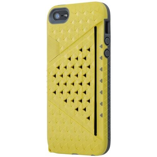 スマホケース カバー iPhoneSE(第一世代) 5 5s Bluevision イエロー 黄  カードスロット ポリカーボネート |  | 01