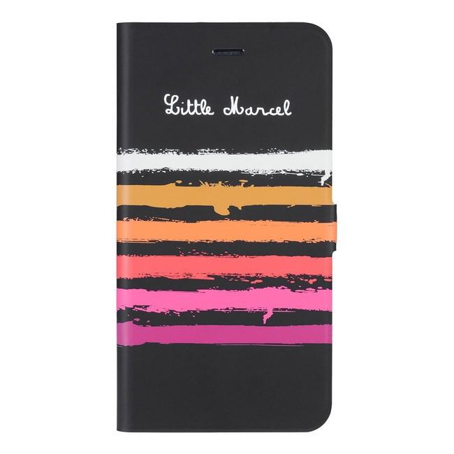 iChic Gear Little Marcel 手帳型ケース iPhone6SPlus  iPhone6Plus 5.5インチ ブラック Folio Paint Multi LMIP61F16 |  | 01