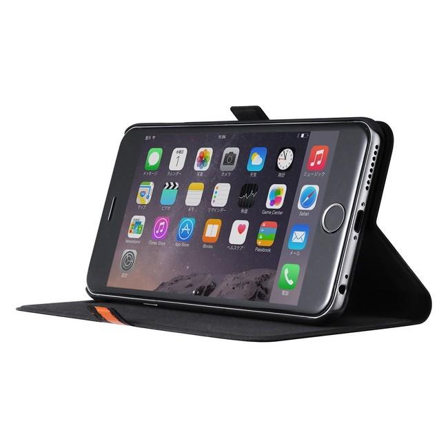 iChic Gear Little Marcel 手帳型ケース iPhone6SPlus  iPhone6Plus 5.5インチ ブラック Folio Paint Multi LMIP61F16 |  | 03
