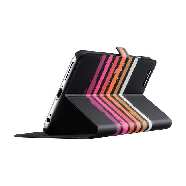 iChic Gear Little Marcel 手帳型ケース iPhone6SPlus  iPhone6Plus 5.5インチ ブラック Folio Paint Multi LMIP61F16 |  | 04