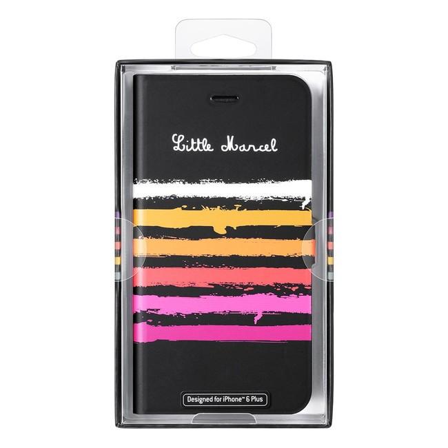 iChic Gear Little Marcel 手帳型ケース iPhone6SPlus  iPhone6Plus 5.5インチ ブラック Folio Paint Multi LMIP61F16 |  | 05