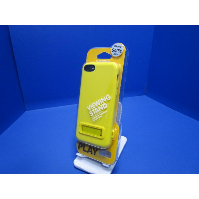 SwitchEasy iPhone5c iPhone5 5s 兼用ソフトケース  スタンド PLAY Yellow イエロー SW-PLAYI5A-Y | 