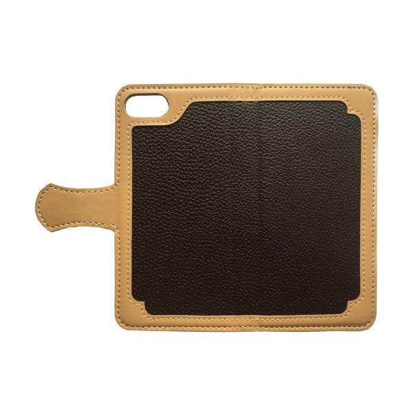 在庫処分品 コズミックブルー iPhoneSE第2世代 iPhone7/8 （4.7インチ）ケース 手帳型 アメリカン 装飾雑貨 バイカラー ブラウン i7-BCBR-1079 |  | 01