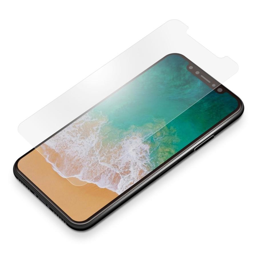 メール便送料無料 PGA iPhone XS/X用 液晶保護フィルム 平面保護 衝撃吸収 EX-HARD アンチグレア PG-17XSF08 | PGA | 01