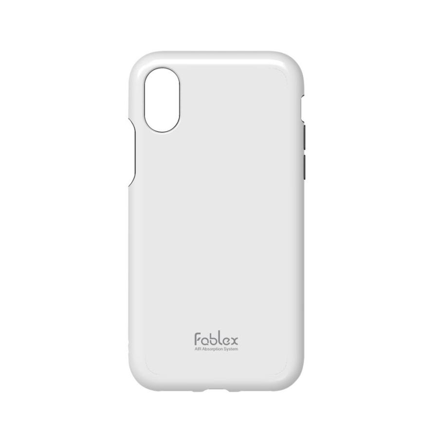 Simplism iPhoneXs / iPhoneX (5.8インチ)  ケース   [Fablex] 衝撃吸収 ホワイト | 