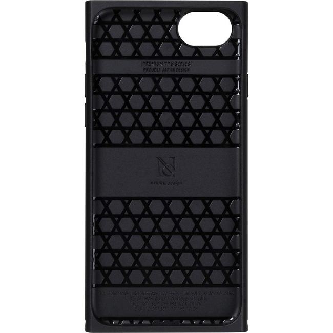 在庫処分品 Natural design iPhoneSE第2世代 iPhone8/7 (4.7インチ)兼用 衝撃吸収 背面ケース ブラック Premium Black iP7-PRE02 |  | 01