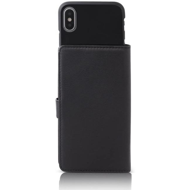 iPhoneXs iPhoneX ケース（5.8インチ）本革 手帳型 ケース ブラック Genuine Leather スライド式 カードポケット スタンド機能付き |  | 04