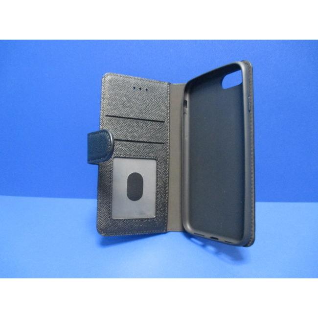 ★在庫処分 iphone 7 iphone8 手帳型ケース インチ対応 ブラック 在庫処分品 iPhone8 iPhone7 iPhoneSE第2世代 (4.7インチ) 手帳型