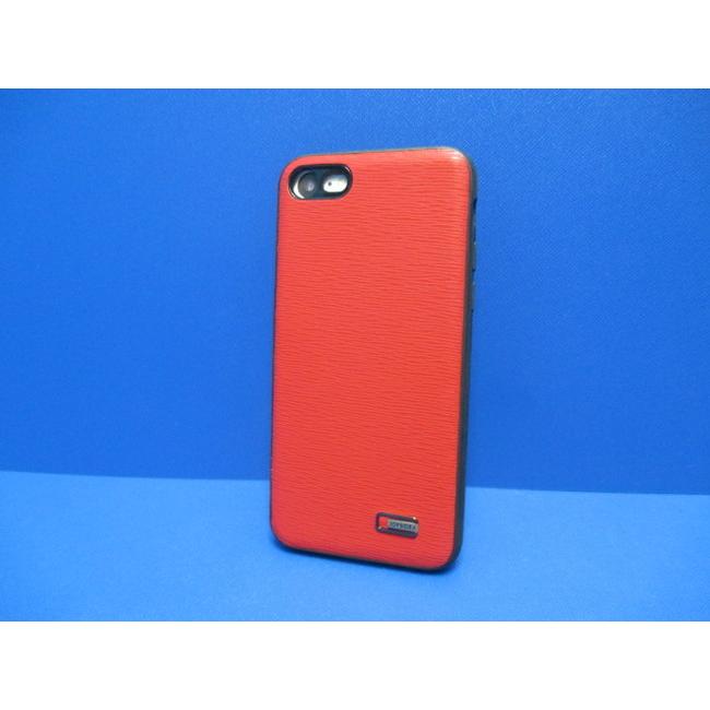 在庫処分品 iPhone8 iPhone7 iPhoneSE第2世代 (4.7インチ) ジャケット型 ケース レッド 高品質PUレザー シンプルデザイン | 