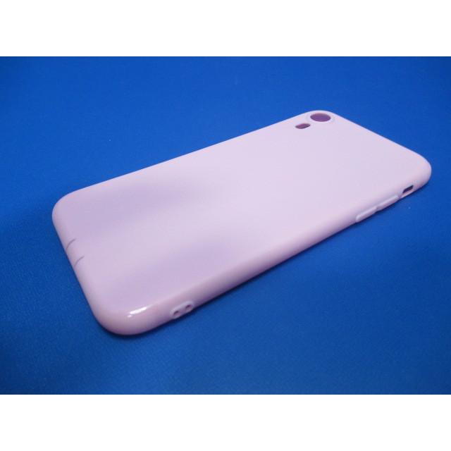 iPhoneXR ケース（6.1インチ）シンプル ソフト ケース ピンク