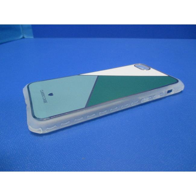 iPhoneSE3 (第3世代)  (第2世代) iPhone8 7(4.7インチ) シンプル ケース パステル ホワイト グリーン ブルー 3色ミックス ストラップホール |  | 02