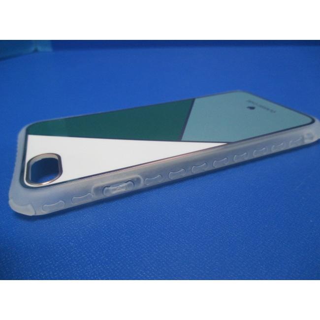 iPhoneSE3 (第3世代)  (第2世代) iPhone8 7(4.7インチ) シンプル ケース パステル ホワイト グリーン ブルー 3色ミックス ストラップホール |  | 04