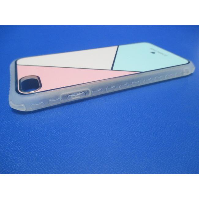 iPhoneSE3 (第3世代)  (第2世代) iPhone8 7(4.7インチ) シンプル ケース パステル ピンク ライトピンク ライトブルー 3色ミックス |  | 04