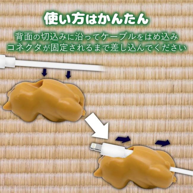 在庫処分 エレコム ELECOM ケーブルフィギュア/ Lightningケーブルのコネクタを保護 スマホ使わせてもろてるでー リス |  | 03