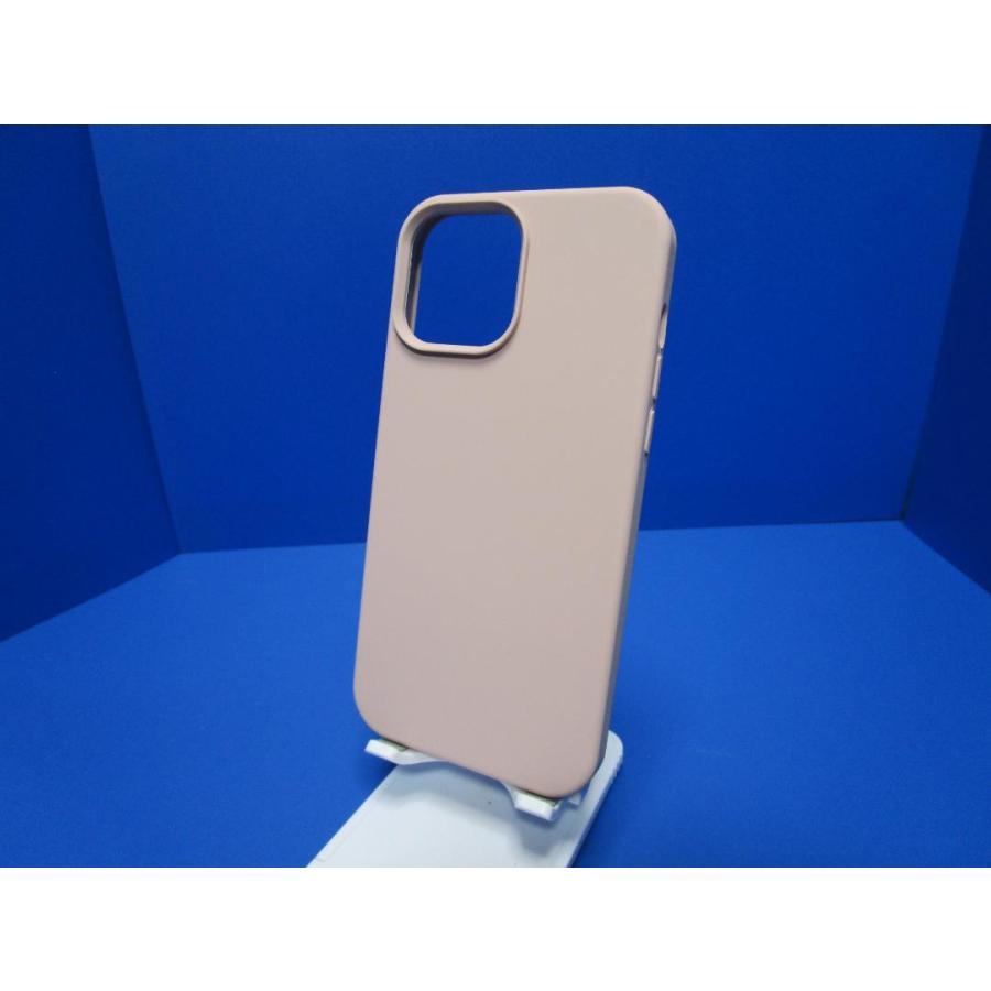 在庫処分 iPhone13ProMax 6.7インチ シリコン ケース カバー ピンク（薄ピンク） 衝撃吸収 指紋防止 |  | 01