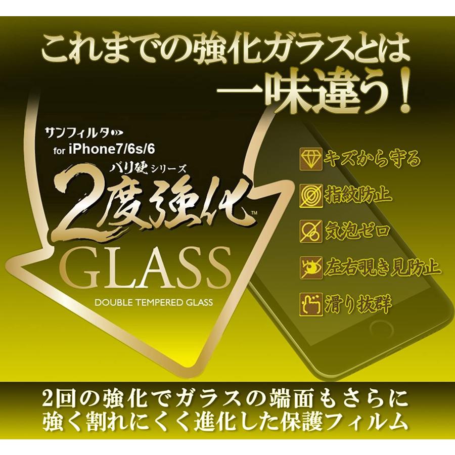サンクレスト iPhoneSE 第3世代 iPhone 8 / 7  4.7インチ バリ硬 二度強化ガラス 光沢 iP7-GLW 硬度9H 端割れ防止 飛散防止 |  | 01