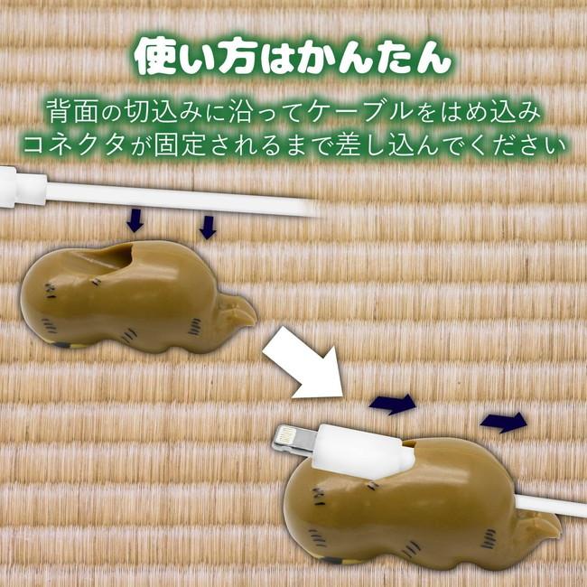 在庫処分 エレコム ELECOM ケーブルフィギュア/ Lightningケーブルのコネクタを保護 スマホ使わせてもろてるでー ナマケモノ |  | 03