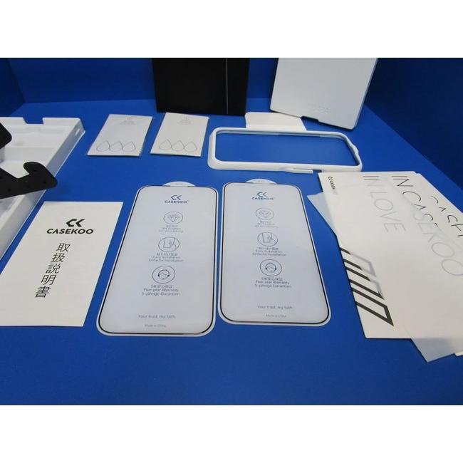 CASEKOO iPhone14 iPhone13 Pro 6.1インチ ガラスフィルム 2枚入り